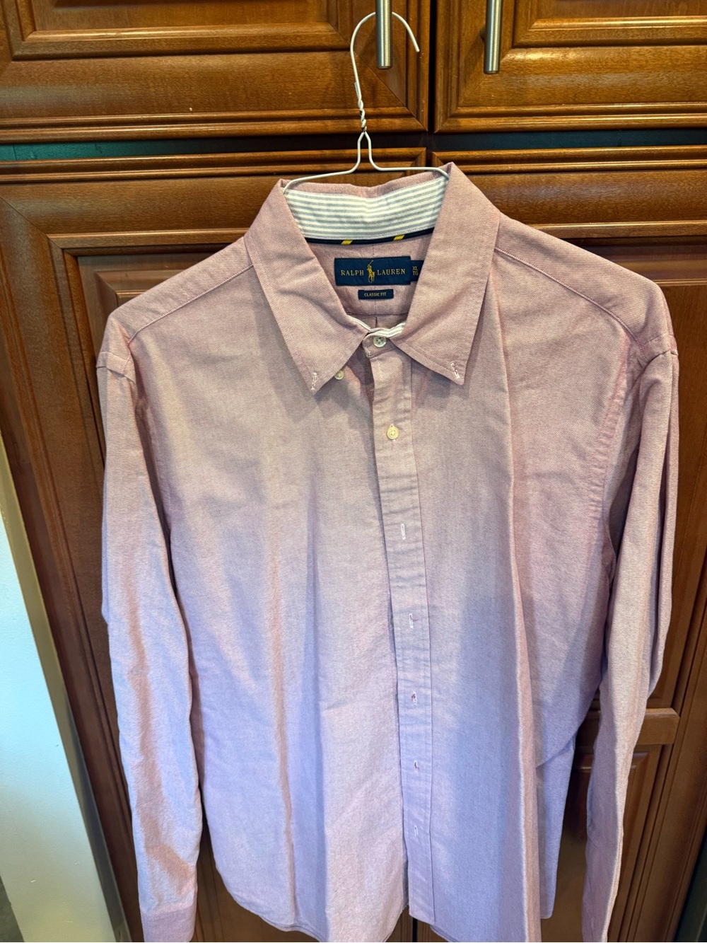 Ralph Lauren Men’s Light Pink Oxford Button-Down Shirt